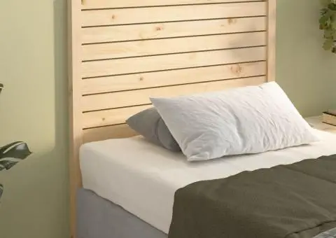 Tăblie de pat, 81x4x100 cm, lemn masiv de pin - 4/5