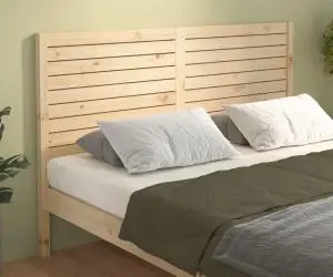 vidaXL Tăblie de pat, 206x4x100 cm, lemn masiv de pin