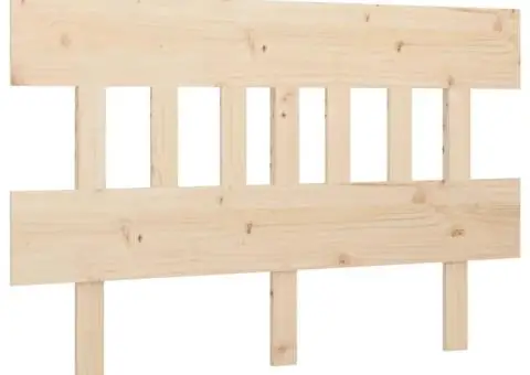 Tăblie de pat, 163,5x3x81 cm, lemn masiv de pin - 2/5