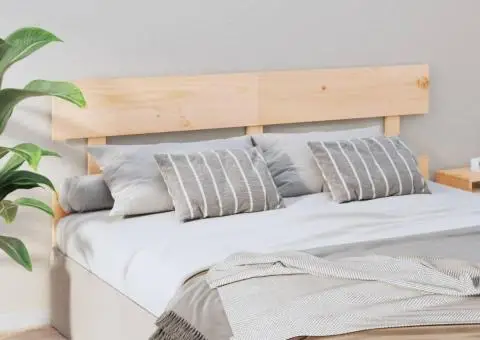 Tăblie de pat, 154x3x81 cm, lemn masiv de pin - 4/5