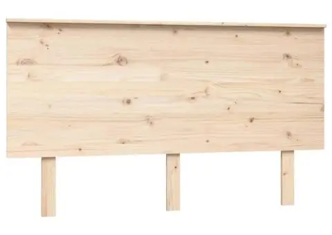 Tăblie de pat, 144x6x82,5 cm, lemn masiv de pin - 2/5