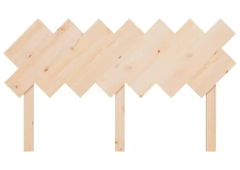 Tăblie de pat, 141x3x80,5 cm, lemn masiv de pin - 4/5