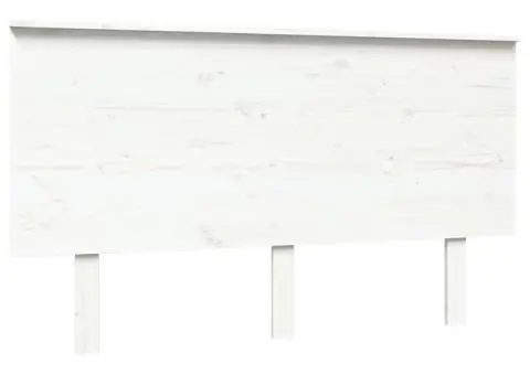 Tăblie de pat, alb, 139x6x82,5 cm, lemn masiv de pin - 2/5