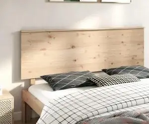 vidaXL Tăblie de pat, 184x6x82,5 cm, lemn masiv de pin