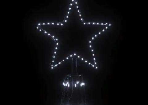 Brad de Crăciun conic, 3000 LED-uri, alb rece, 230x800 cm - 5/5