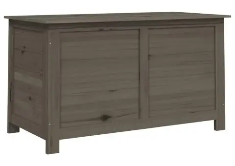 Cutie de perne de exterior maro 100x50x56 cm lemn masiv brad - 2/5