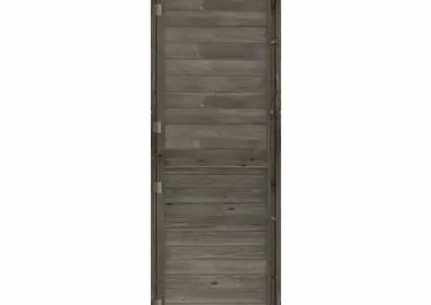 Șopron de grădină, antracit, 55x52x174,5 cm, lemn masiv de brad - 4/5