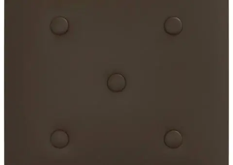 Panouri perete 12 buc. maro, 30x30 cm, piele ecologică 1,08 m² - 5/5