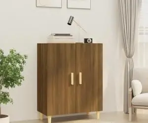 vidaXL Servantă, stejar maro, 70x34x90 cm, lemn prelucrat