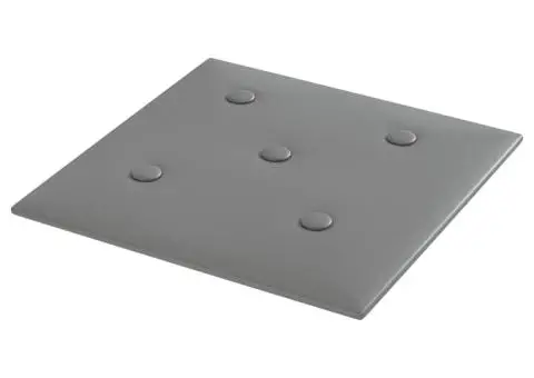 Panouri perete 12 buc. gri, 30x30 cm, piele ecologică, 1,08 m² - 3/5