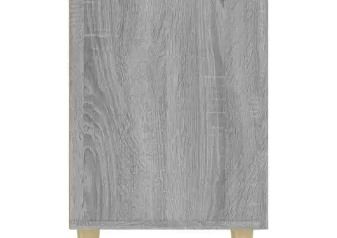 Servantă, gri sonoma, 100x36x60 cm, lemn compozit - 4/5