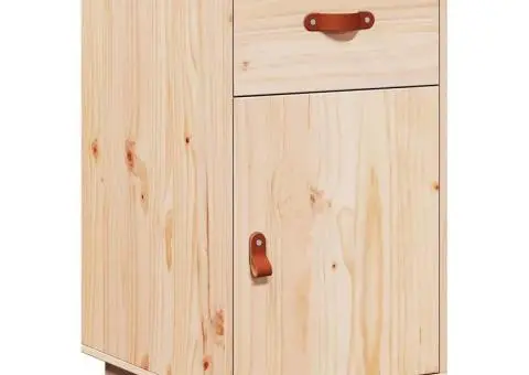 Dulap de birou, 40x50x75 cm, lemn masiv de pin - 2/5