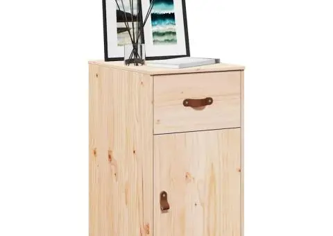 Dulap de birou, 40x50x75 cm, lemn masiv de pin - 4/5