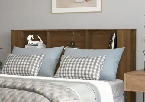 Dulap tăblie, stejar maro, 180x18,5x104,5 cm - 1/5