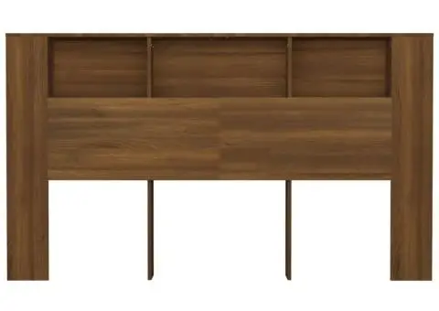 Dulap tăblie, stejar maro, 180x18,5x104,5 cm - 4/5