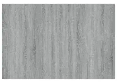 Tăblie de pat, gri sonoma, 120x1,5x80 cm, lemn compozit - 5/5