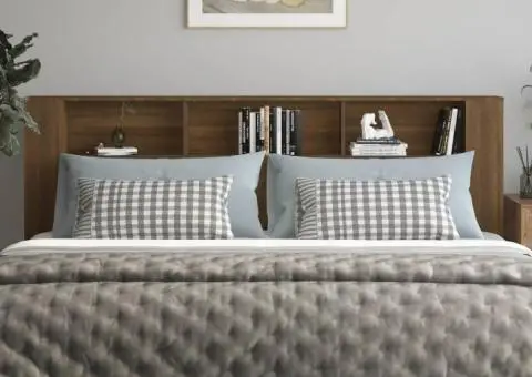 Dulap tăblie, stejar maro, 220x18,5x104,5 cm - 3/5