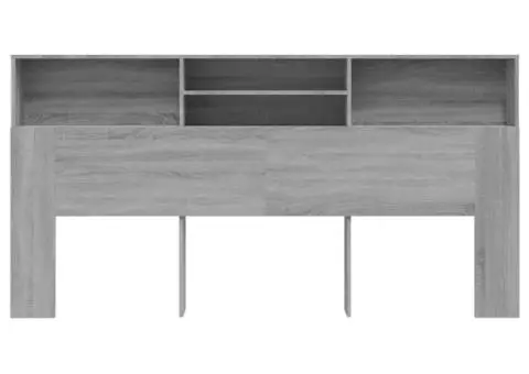 Dulap tăblie, gri sonoma, 200x19x103,5 cm - 3/5