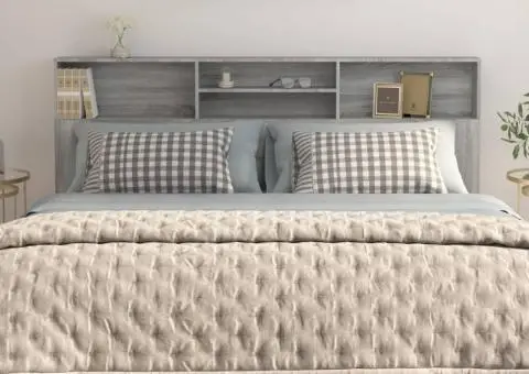 Dulap tăblie, gri sonoma, 200x19x103,5 cm - 5/5