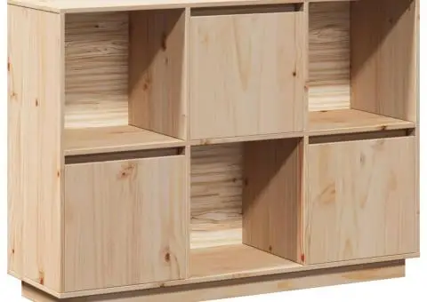 Servantă, 110,5x35x80 cm, lemn masiv de pin - 2/5