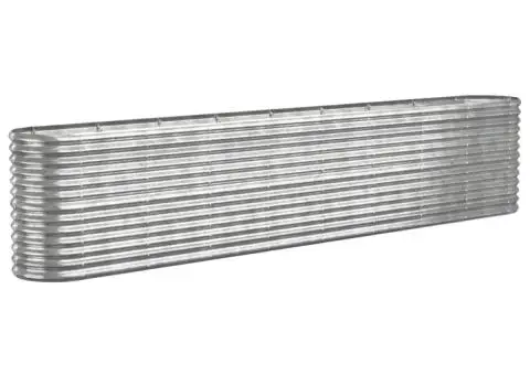 Strat înălțat grădină 332x40x68 cm oțel vopsit electrostatic - 2/5