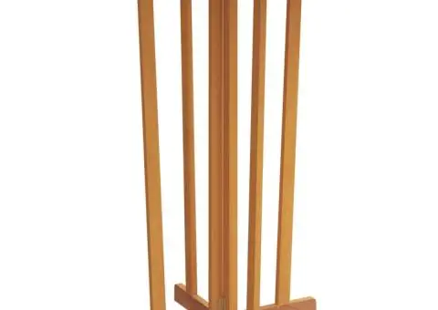 Set mobilier de bar pliabil, 5 piese, lemn masiv de tec - 5/5