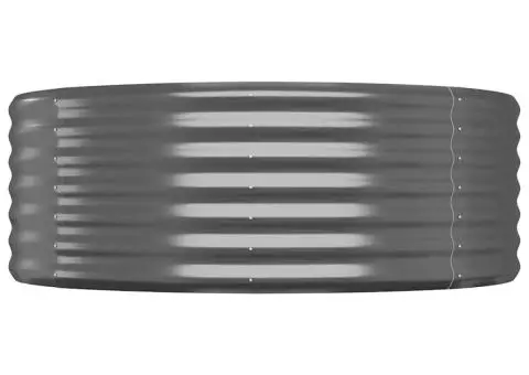 Jardinieră, antracit, 100x100x36 cm, oțel vopsit electrostatic - 3/4