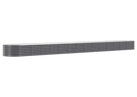 Strat înălțat grădină 620x80x36 cm oțel vopsit electrostatic - 2/5