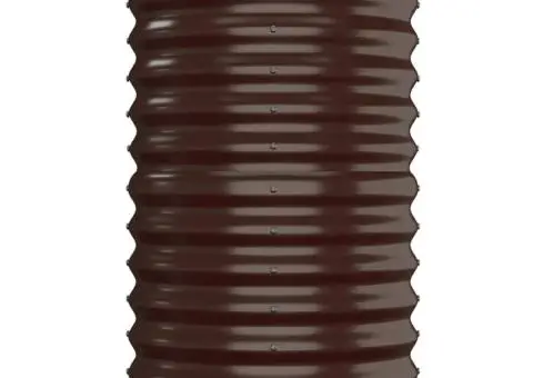 Strat înălțat grădină 152x40x68 cm oțel vopsit electrostatic - 4/5