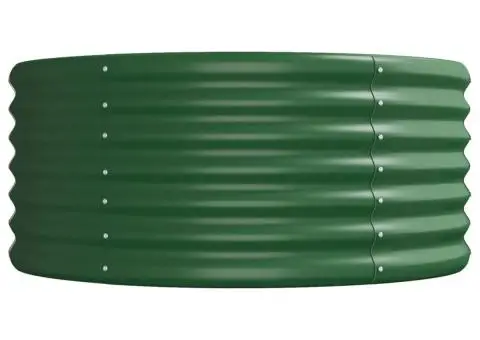 Strat înălțat grădină440x80x36 cm oțel vopsit electrostatic - 4/5