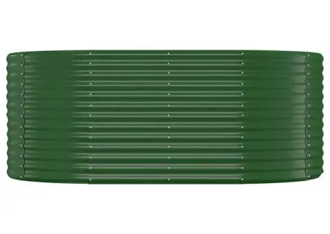 Strat înălțat grădină 175x100x68 cm oțel vopsit electrostatic - 3/5