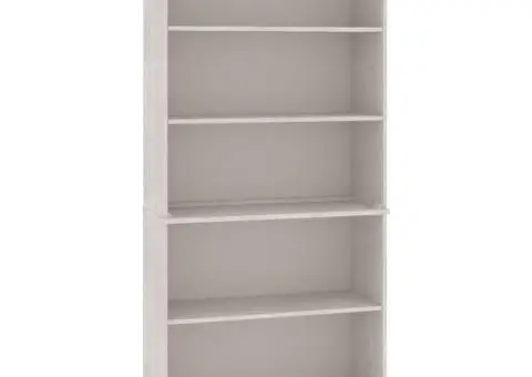 Dulap înalt „HAMAR”, alb, lemn masiv de pin - 2/5