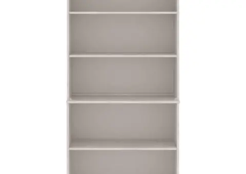 Dulap înalt „HAMAR”, alb, lemn masiv de pin - 3/5