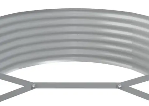 Strat înălțat grădină 322x100x36 cm oțel vopsit electrostatic - 5/5