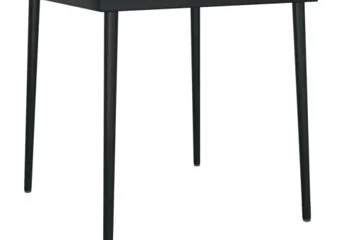 Set de servit masa pentru grădină, 5 piese, gri și negru - 5/5