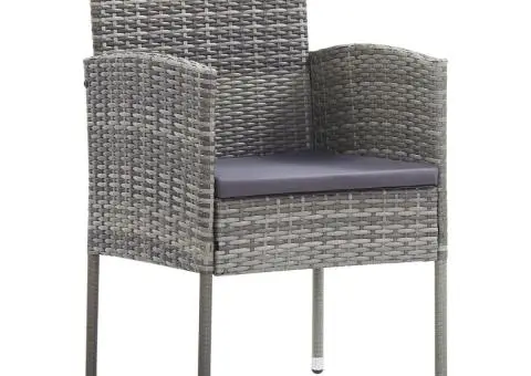 Set mobilier pentru grădină, 5 piese, antracit - 3/5