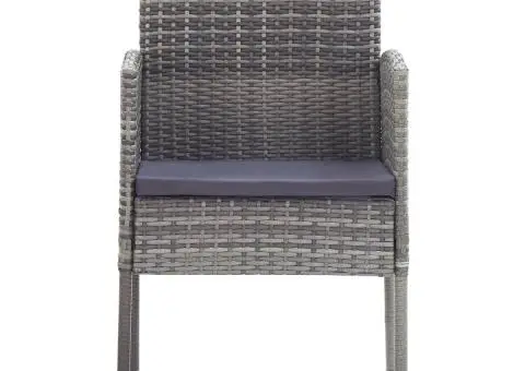 Set de mobilier pentru grădină, 7 piese, antracit - 4/5