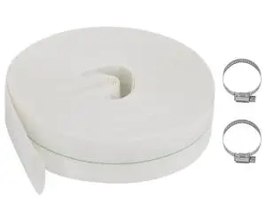 vidaXL Furtun plat, 50 m 1,5" PE