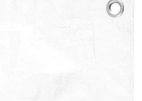 Prelată 180 g/m², alb, 4x4 m, HDPE - 4/5