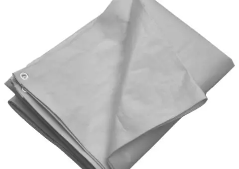 Prelată 260 g/m², gri, 3x3 m, HDPE - 2/5