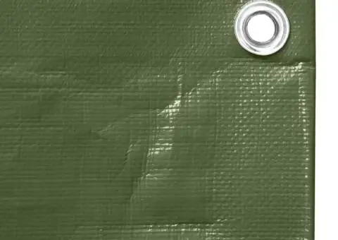 Prelată 260 g/m², verde, 6x6 m, HDPE - 4/5