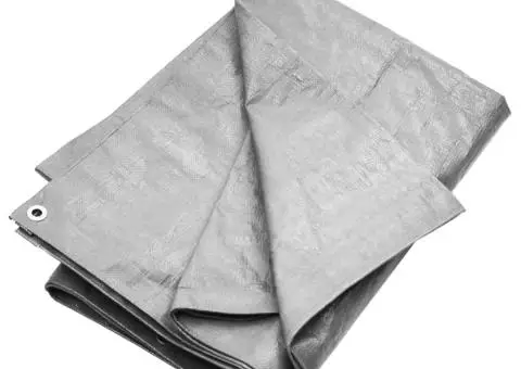 Prelată 180 g/m², gri, 6x8 m, HDPE - 2/5