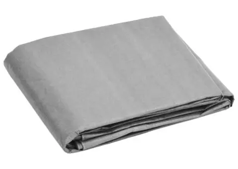 Prelată 180 g/m², gri, 6x8 m, HDPE - 3/5