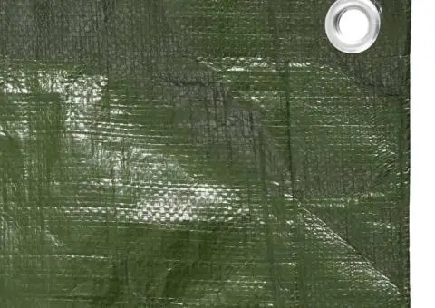 Prelată 180 g/m², verde, 4x8 m, HDPE - 4/5