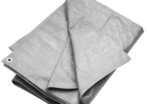 Prelată 180 g/m², gri, 4x5 m, HDPE - 2/5