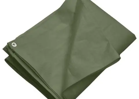 Prelată 260 g/m², verde, 3x6 m, HDPE - 2/5