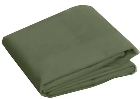 Prelată 260 g/m², verde, 3x6 m, HDPE - 3/5