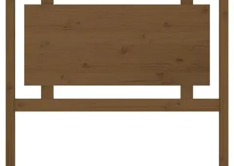 Tăblie de pat, maro miere, 105,5x4x100 cm, lemn masiv de pin - 4/5