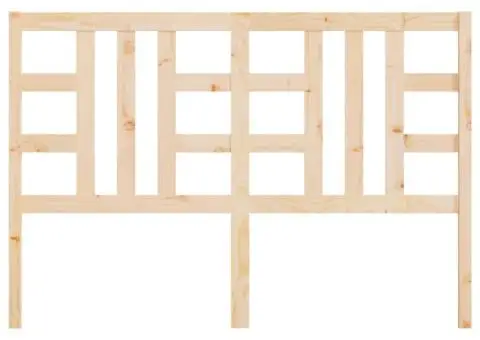 Tăblie de pat, 126x4x100 cm, lemn masiv de pin - 4/5