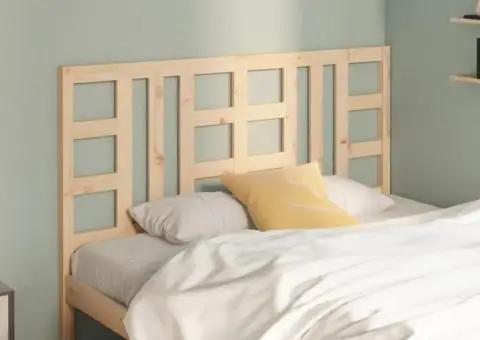 Tăblie de pat, 156x4x100 cm, lemn masiv de pin - 1/5